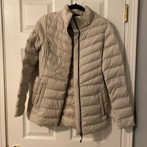 Puffy off white winter jacket